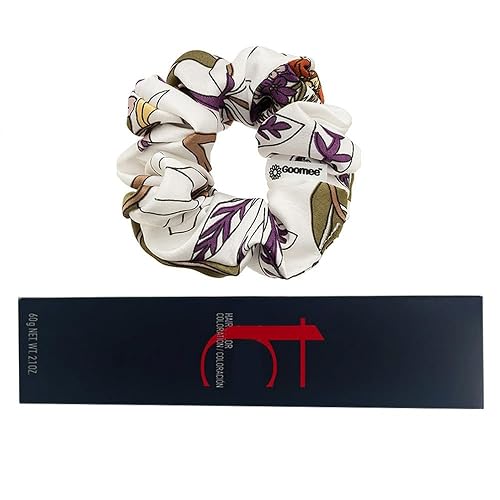 Topchic 8NA Light Natural Ash Blonde Permanent Hair Color | Topchic Hair Dye 2 Ounce and Goomee Scrunchie (Bundle) Beauty & Personal Care Goomee