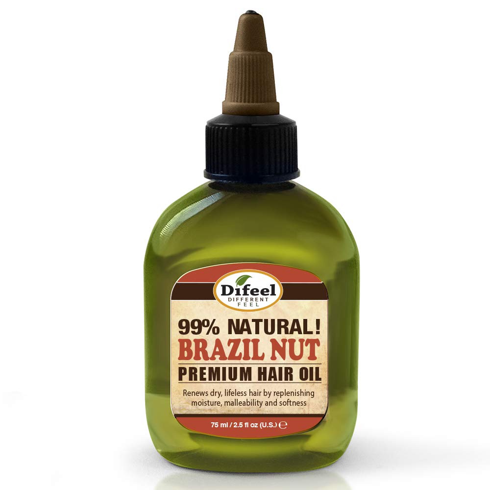 Difeel Premium Natural Deep Conditioning Hair Oil - Brazil Nut Oil 2.5 ounce Beauty & Personal Care Difeel