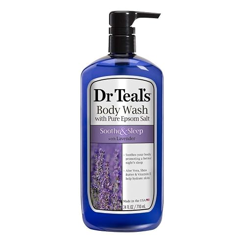 Dr Teal's Pure Epsom Salt Body Wash Soother & Moisturize With Lavender 24 Ounce Beauty & Personal Care Dr Teal's