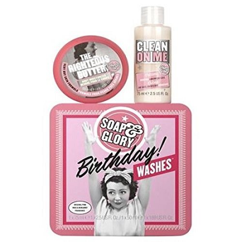 Soap And Glory Birthday Washes Gift Set Beauty & Personal Care Soap & Glory