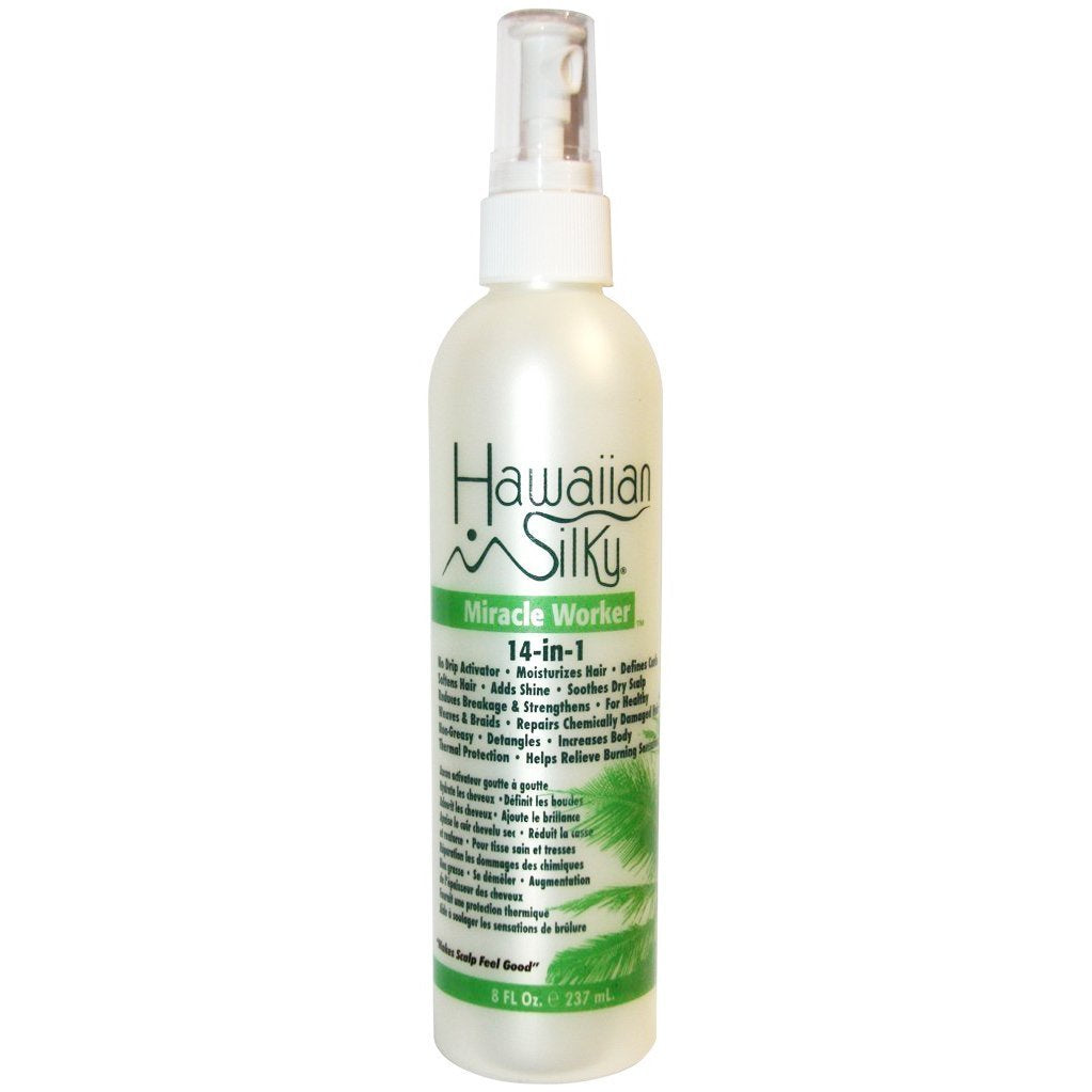 Hawaiian Silky Hawaiian silky 14-in-1 miracle worker, White, 8 Fl Ounce Beauty and Personal Care Hawaiian Silky Default Title