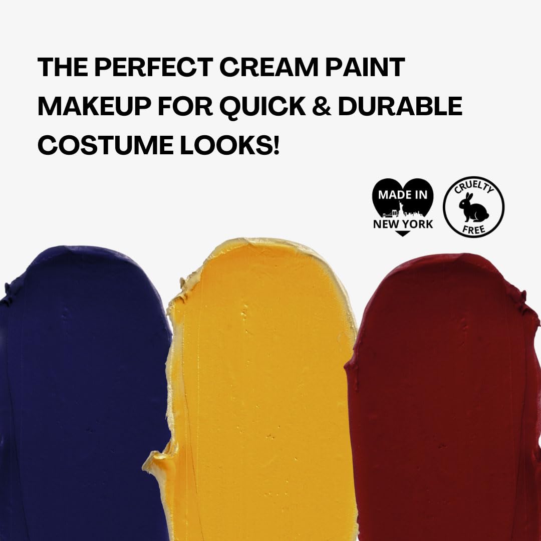 Mehron Makeup Tri-Color Halloween Makeup Palette- BRUISE