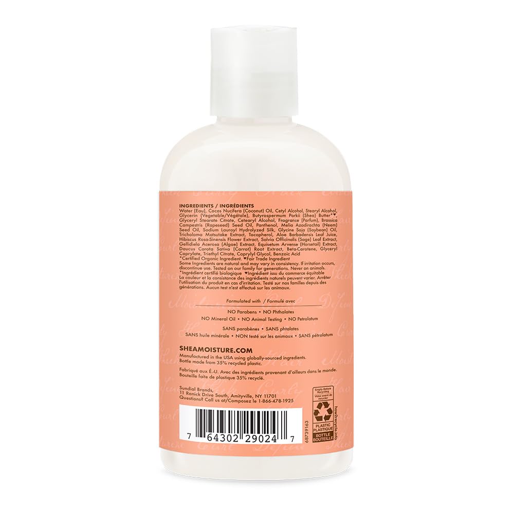 Shea Moisture Coconut & Hibiscus Curl & Style Milk 8 Ounce (235ml) (6 Pack) Beauty & Personal Care Shea Moisture
