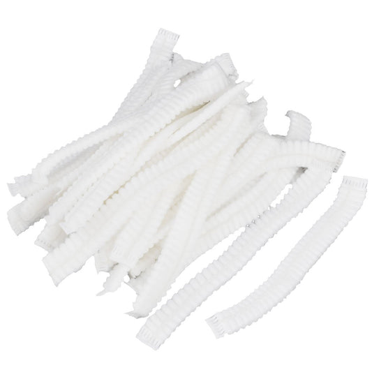 Ruilogod Non-woven Stretchy Disposable Bath Hair Shower Cap 100PCS White (id: b3b 56a 62e 69d db8 Beauty and Personal Care Ruilogod