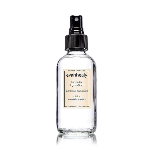 evanhealy Lavender HydroSoul - Copper Distilled Hydrosol - Calms Redness, Soothes Irritated Reactive Skin - Organic Lavender Facial Tonic - Calming Beauty and Personal Care evanhealy