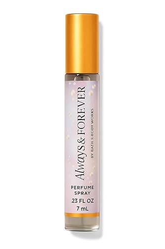 Bath & Body Works Always & Forever Mini Perfume Spray, 0.23 fl oz / 7 mL - Floral Jasmine, Soft Amber, and Warm Musk Eau de Parfum Beauty & Personal Care Bath & Body Works