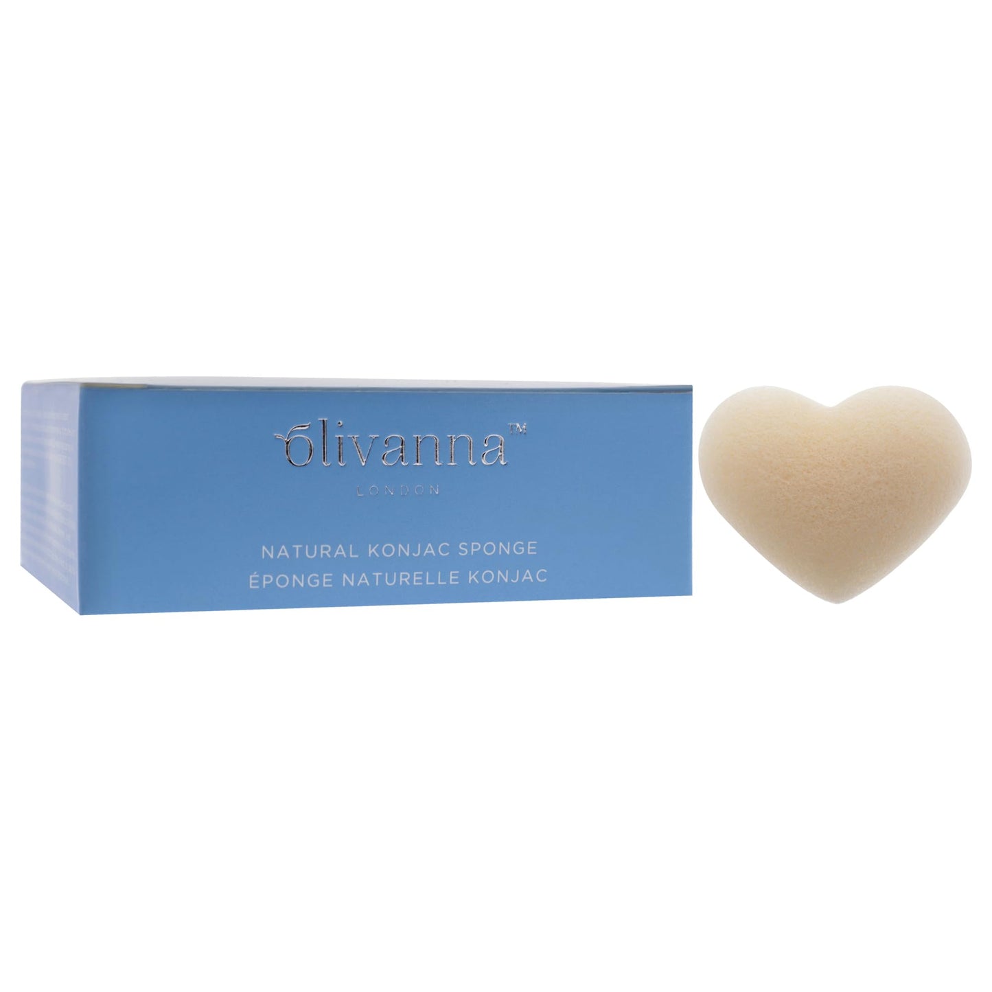 Olivanna Konjac Sponge - Deep Cleansing and Exfoliating Makeup Remover - Face Sponge for Cleansing and Refining Pores - 1 Pc Beauty and Personal Care Olivanna