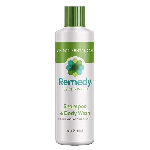 CitriSafe Remedy Bio-Balancing Shampoo & Body Wash - Body Wash and Clarifying Shampoo For Build Up - Fragrance Free - 16 oz. Beauty & Personal Care CitriSafe