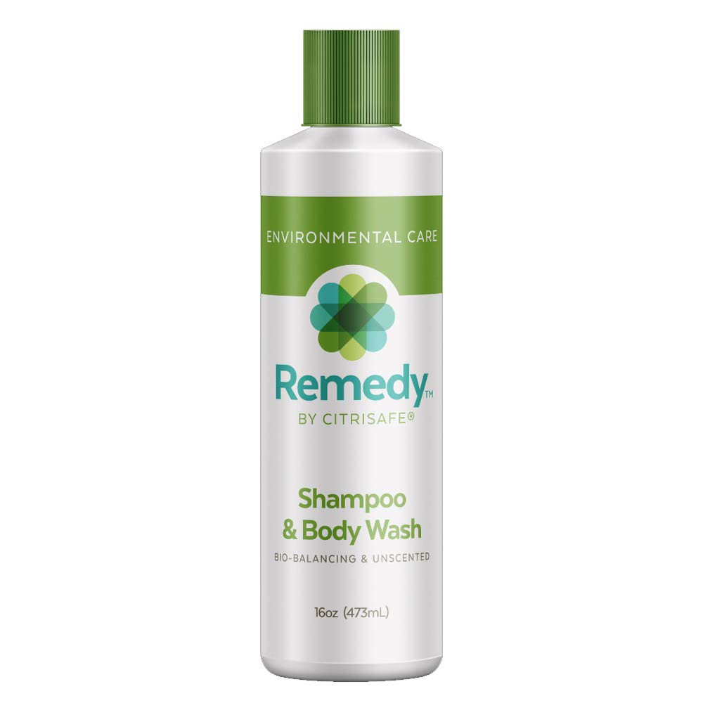 CitriSafe Remedy Bio-Balancing Shampoo & Body Wash - Body Wash and Clarifying Shampoo For Build Up - Fragrance Free - 16 oz. Beauty & Personal Care CitriSafe