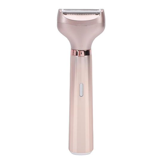 Women's Electric for Legs, Underarms & Bikini Area - 2-in- Rechargeable Hair Trimmer with Dual Replaceable Heads, 7000 RPM, IPX6, Rose Gold Beauty and Personal Care ZJchao
