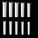 Yimart 500pcs No C Curve XXXL Square Straight False Nail Tips - Half Cover Clear Natural Extra Long Fake Nails (Skin color) Beauty & Personal Care Yimart