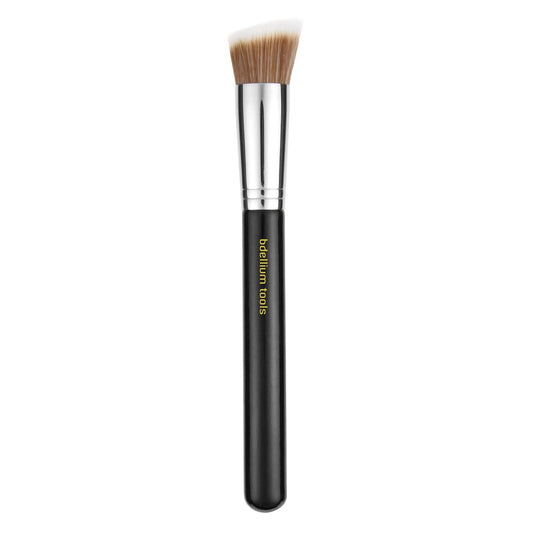 Bdellium Tools Professional Makeup Brush - Maestro Series 954 Duet Fiber Slanted Kabuki - With Soft Synthetic Fibers, For Stippling, Buffing, Blending Beauty & Personal Care BDELLIUM TOOLS
