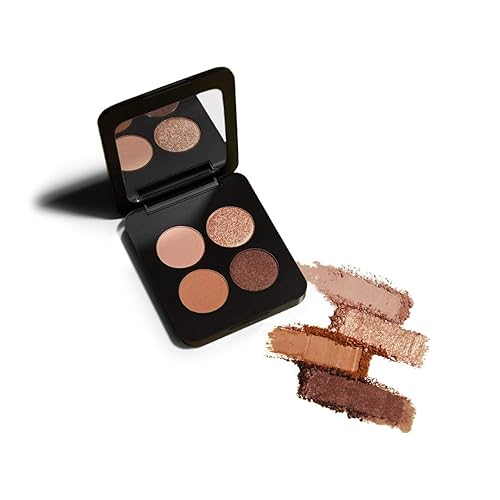 Youngblood Clean Luxury Cosmetics Natural Pressed Mineral Quad Eyeshadow, Sweet Talk | Pigmented Quad Matte and Shimmer Eyeshadow Palette Compact… Beauty & Personal Care Youngblood