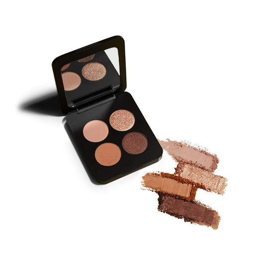 Youngblood Clean Luxury Cosmetics Natural Pressed Mineral Quad Eyeshadow, Sweet Talk | Pigmented Quad Matte and Shimmer Eyeshadow Palette Compact… Beauty & Personal Care Youngblood