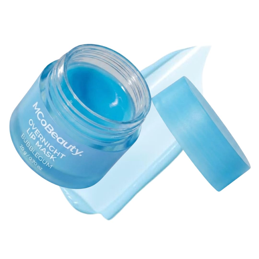 MCoBeauty Double Duty Lip Mask - Bubblegum Latte Hydrating Overnight Balm Beauty and Personal Care MCoBeauty