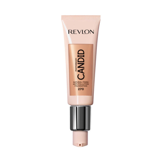 Revlon PhotoReady Candid Natural Finish Foundation, with Anti-Pollution, Antioxidant, Anti-Blue Light Ingredients, 270 Medium Beige, 0.75 fl. oz. Beauty & Personal Care REVLON