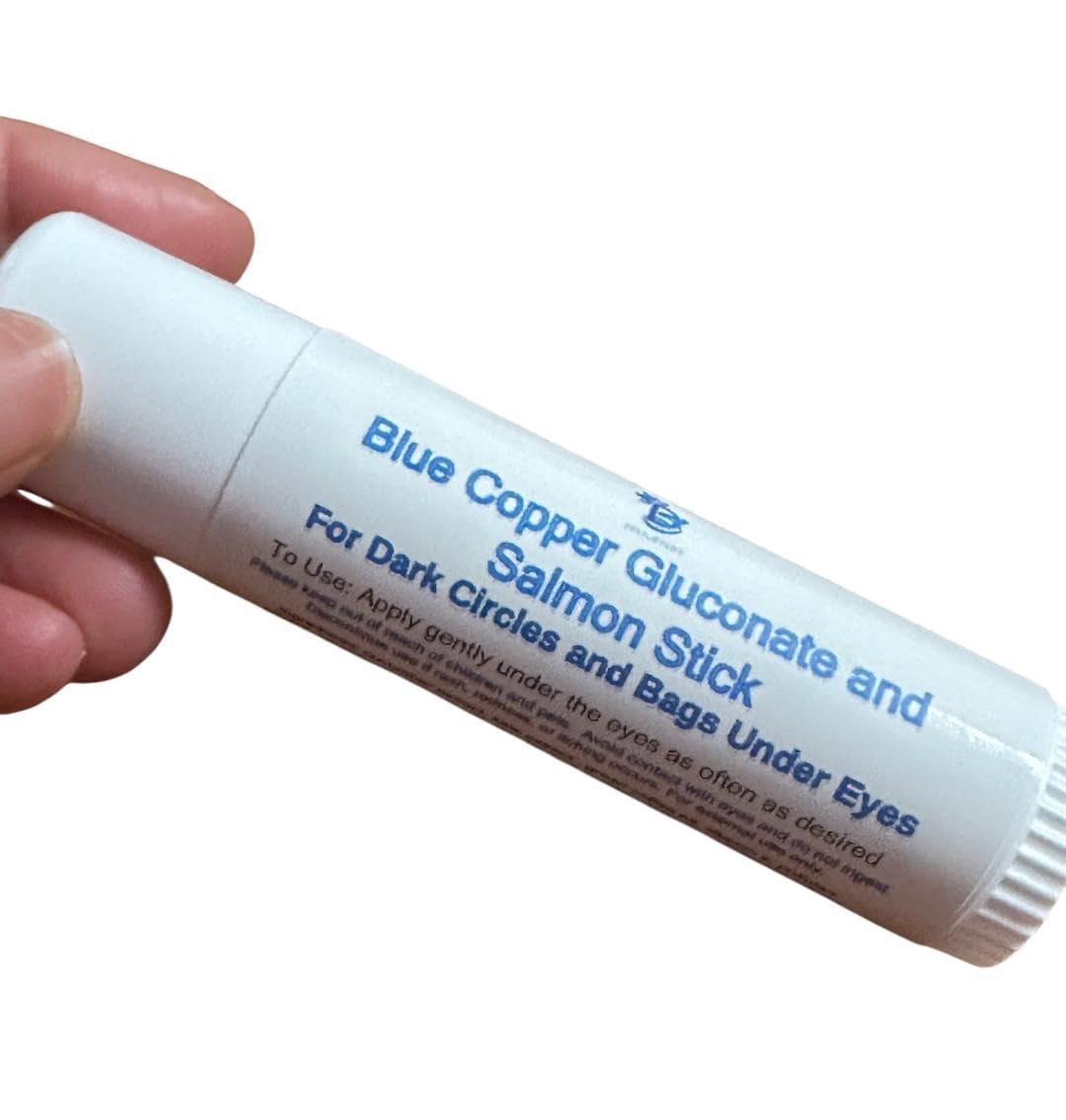 Diva Stuff Blue Copper Gluconate and Salmon Pdrn Stick For Dark Circles and Bags Under The Eyes Beauty & Personal Care Diva Stuff