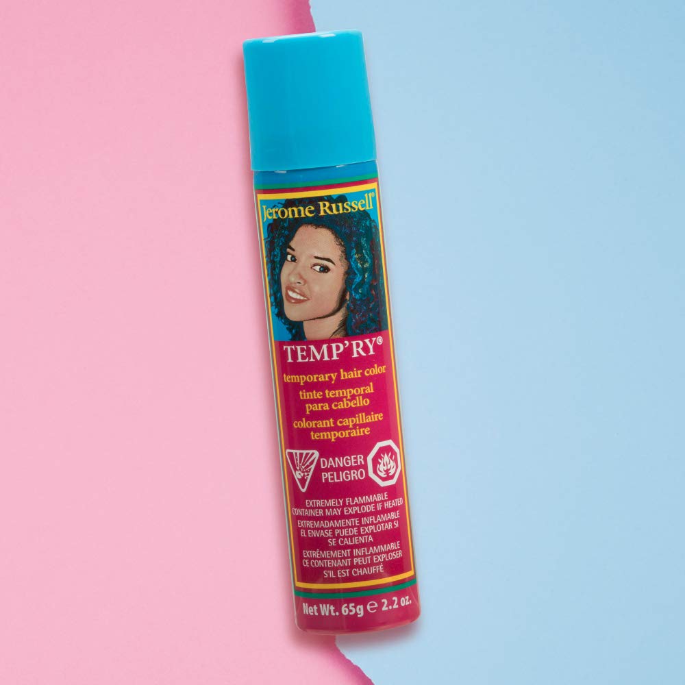 Jerome Russell Temp'Ry Spray-On Blue-Black Hair Color, 2.2Oz X 3 Pack Beauty & Personal Care Jerome Russell