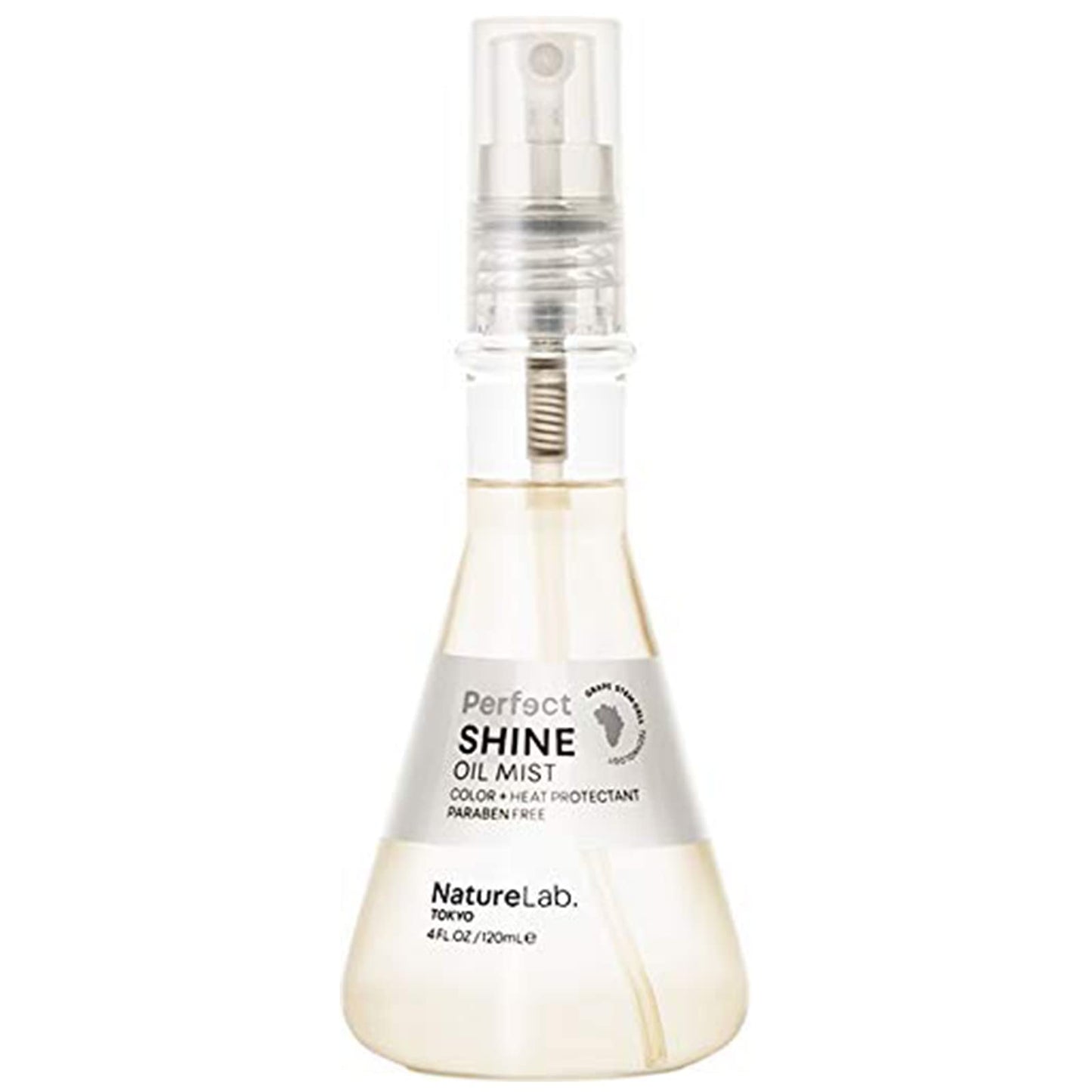 NatureLab.TOKYO Perfect Shine Oil Mist: Hair Oil Mist to Moisturize, Protect, and Reveal Immense Shine I 4 FL OZ / 120ml Beauty & Personal Care NATURELAB. TOKYO