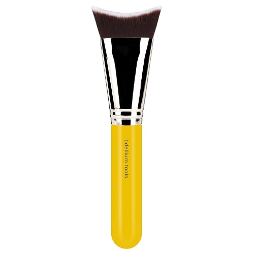 Bdellium Tools Professional Makeup Brush - Studio Series 989 Inverted Face Blending - With Soft Synthetic Fibers, For Blending (Yellow, 1pc) Beauty & Personal Care BDELLIUM TOOLS
