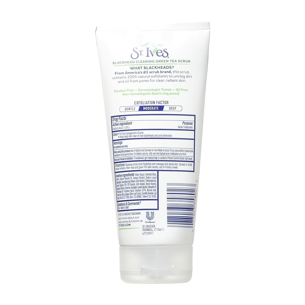 St. Ives Blackhead Clearing Face Scrub Green Tea 6 oz(Pack of 8) Beauty & Personal Care St. Ives