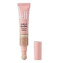 e.l.f. Halo Glow Highlight Beauty Wand, Liquid Highlighter Wand For Luminous, Glowing Skin, Buildable Formula, Vegan ,Champagne Campaign Beauty & Personal Care e.l.f.