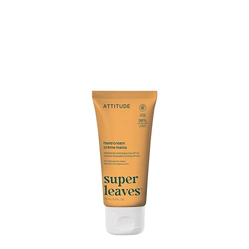 ATTITUDE Hand Cream, EWG Verified, Plant and Mineral-Based, Vegan Personal Care Products, Orange Blossom & Eucalyptus Scent, 2.5 Fl Oz Beauty & Personal Care ATTITUDE
