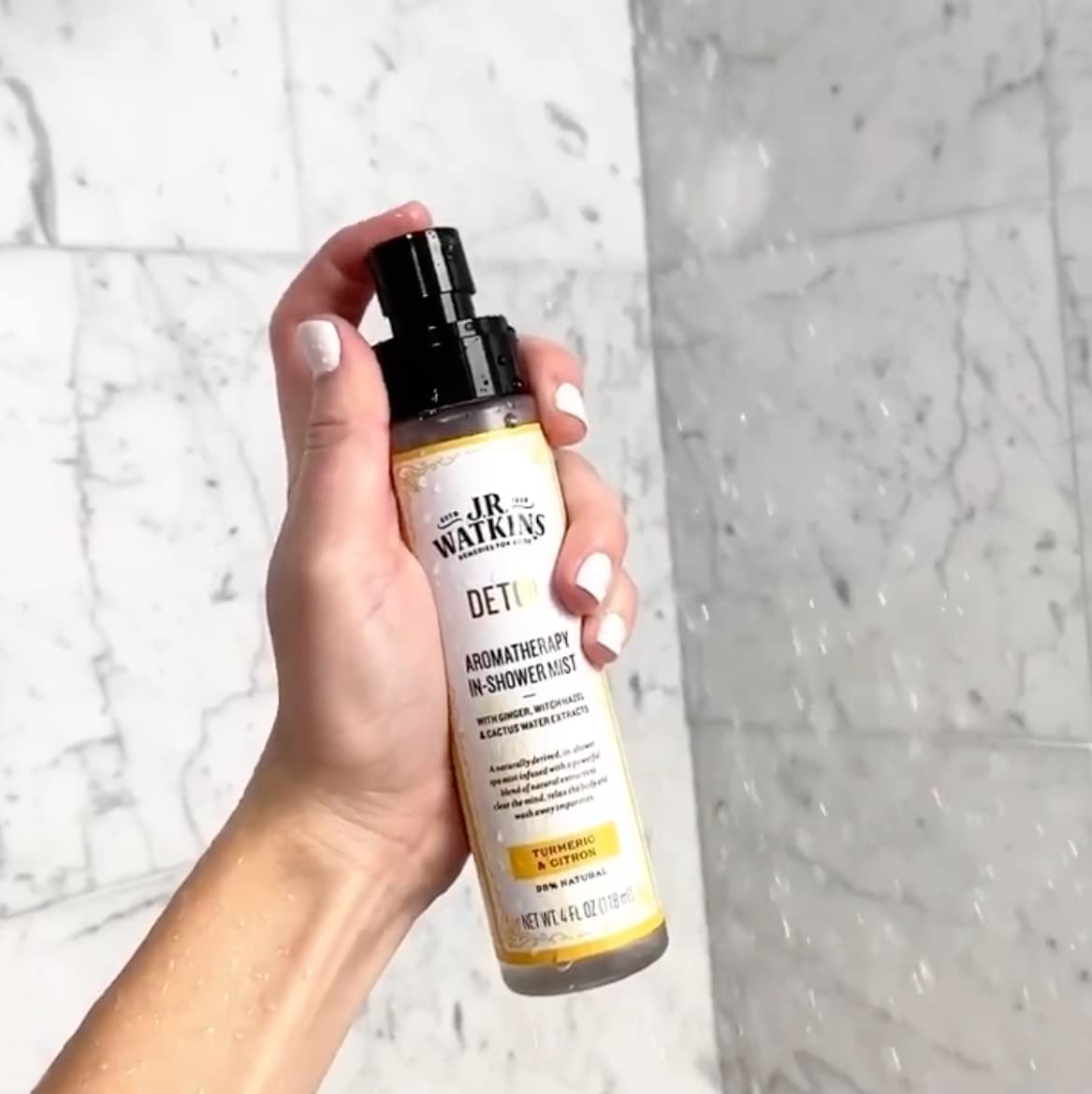 J.R. Watkins Detox Aromatherapy in-Shower Mist, Natural Turmeric & Citron, 4 oz Beauty & Personal Care J.R. Watkins