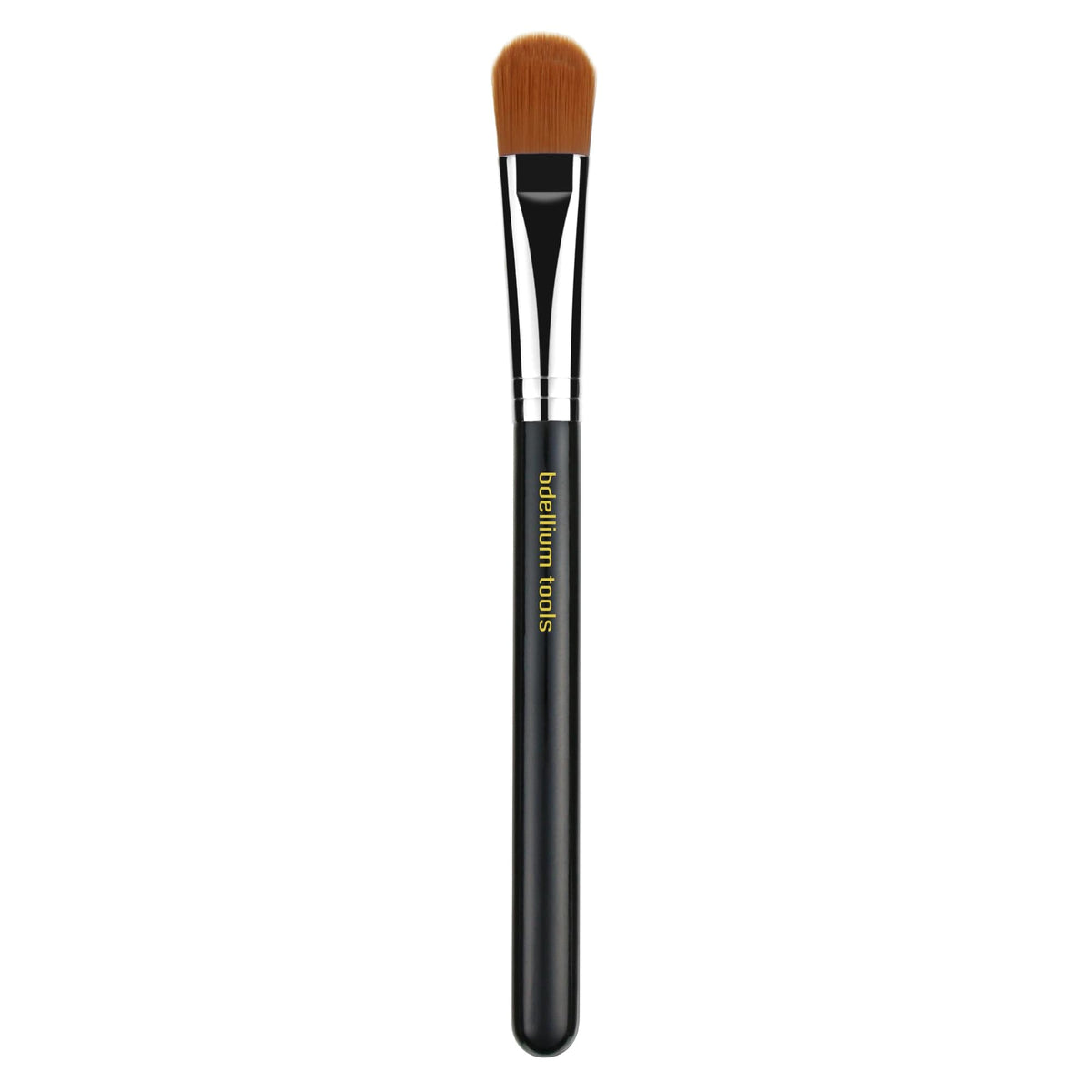 Bdellium Tools Professional Makeup Brush - Maestro Series 946 Firm Foundation - With Soft Synthetic Fibers, For Blending & Contouring (Black, 1pc)