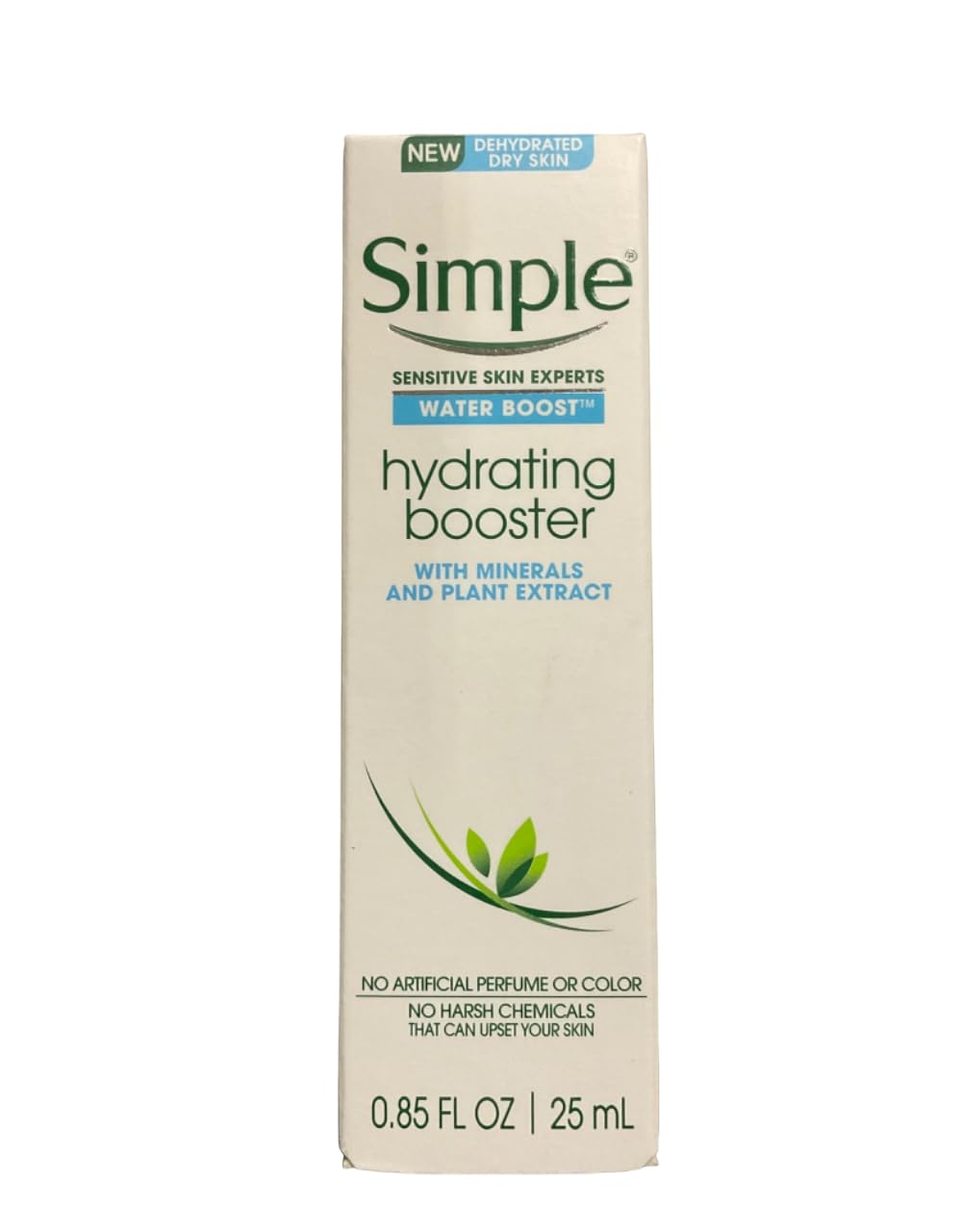 Simple Water Boost Hydrating Booster, Dry Sensitive Skin, 0.85 fl oz (Pack of 2) Beauty & Personal Care Simple
