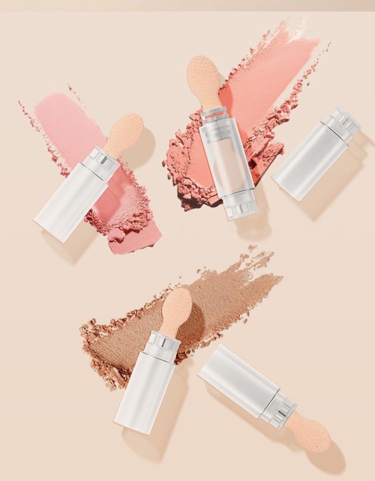 Calyuna Dual-Ended Cream Eyeshadow Stick with Blending Sponge, Matte & Shimmer, Waterproof, Long Lasting, 5 Sections, 2 Pack Beauty & Personal Care Calyuna
