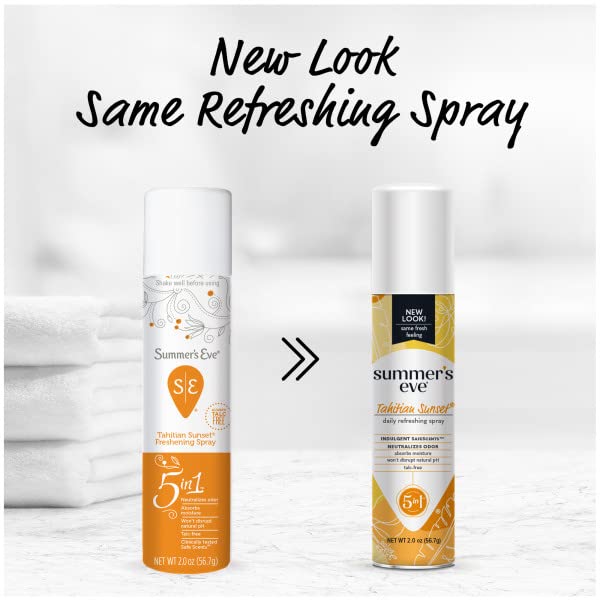 Summer's Eve Ultra Daily Active Feminine Freshening Spray, Intimate Deodorant, Neutralizes Odor, pH Balanced, Long Lasting Fresh Scent, 2 Ounce (Pack Beauty and Personal Care Summer's Eve