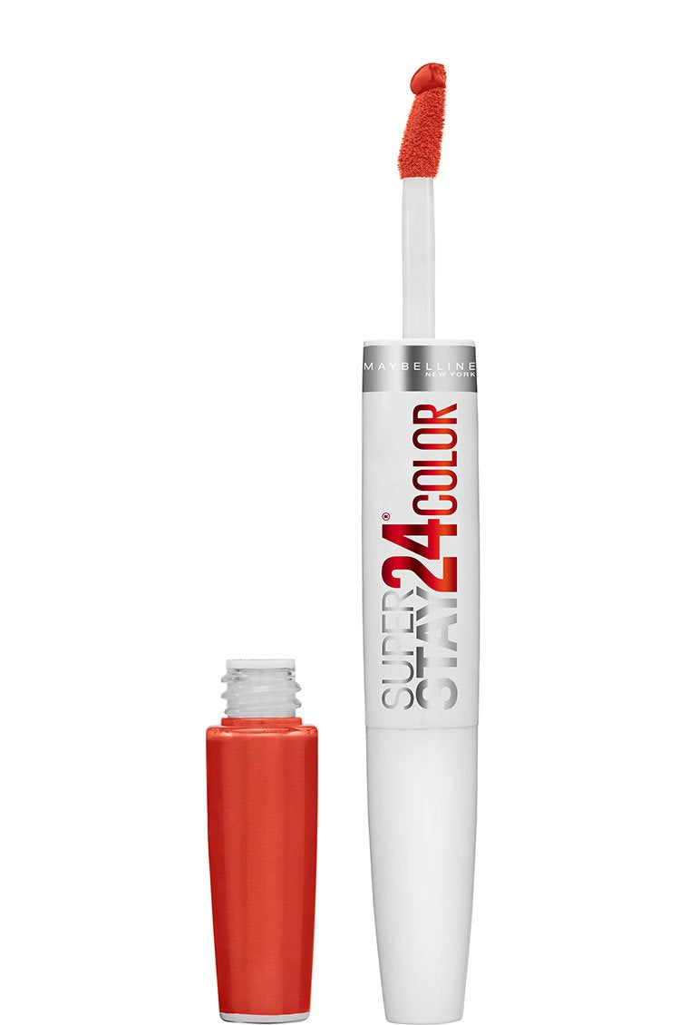 Maybelline New York Superstay 24, 2-step Lipcolor, Non-Stop Orange Beauty & Personal Care MAYBELLINE