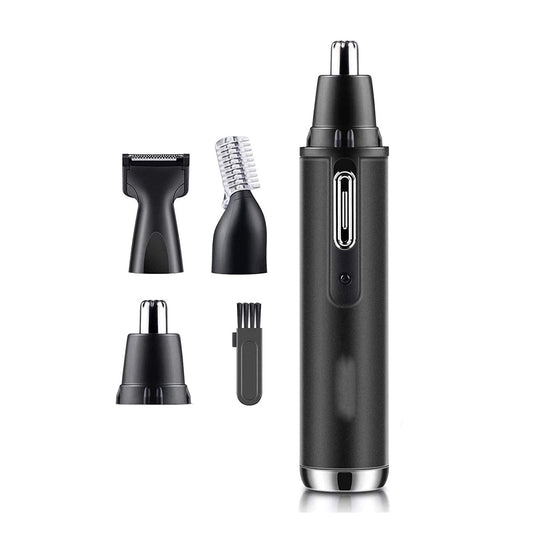LEONYS Ear and Nose Hair Trimmer for Men, 4 in 1 USB Rechargeable Professional Eyebrow and Facial Hair Trimmer with Waterproof Head Double-Edge Beauty and Personal Care LEONYS