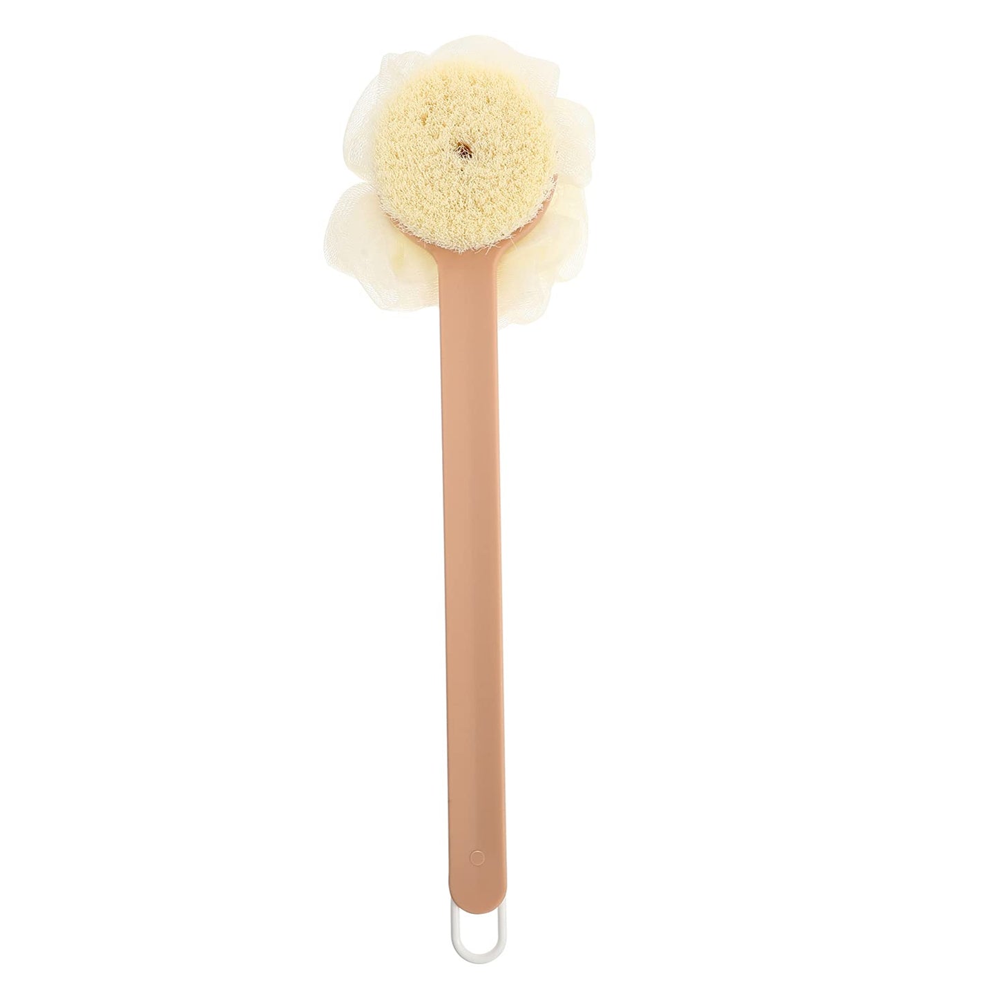 Uonlytech Bath Brush Handle Mesh Shower Scrubber for Body Cleaning Soft Bath Sponge for Men and Women Convenient Storage Gentle Exfoliation Beauty and Personal Care Uonlytech