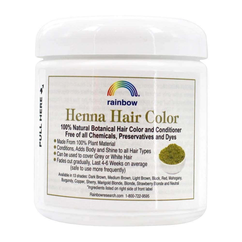 Rainbow Research Henna Hair Color and Conditioner Persian Dark Brown Sable - 4 oz Beauty & Personal Care Rainbow Research