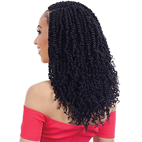 Freetress Synthetic Crochet Braid - 2X SPRING TWIST 12" (2 Dark Brown)