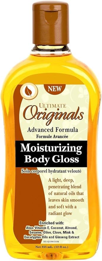Ultimate Originals Moist Body Gloss 12 Ounce (355ml) Beauty & Personal Care Africa's Best