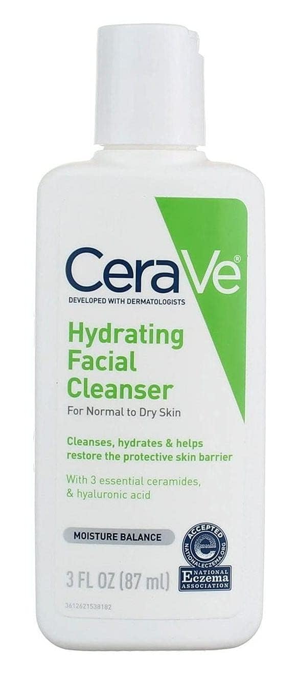 CeraVe Hydrating Facial Cleanser For Normal to Dry Skin 3 fl oz Beauty & Personal Care CeraVe