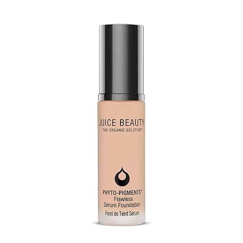 Juice Beauty Phyto?Pigments Flawless Serum Foundation - Non-Comedogenic, Long-Wear & Buildable Medium-to-Full Coverage - Vegan, Clean Hydrating Beauty & Personal Care Juice Beauty