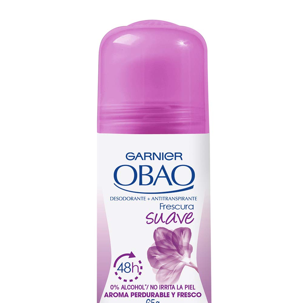 (Pack of 4) Garnier OBAO for Women, 48 Hour Roll on Deodorant & Antiperspirant, Soft Freshness, 65 g each by Garnier OBOA by Garnier OBOA Beauty and Personal Care Garnier