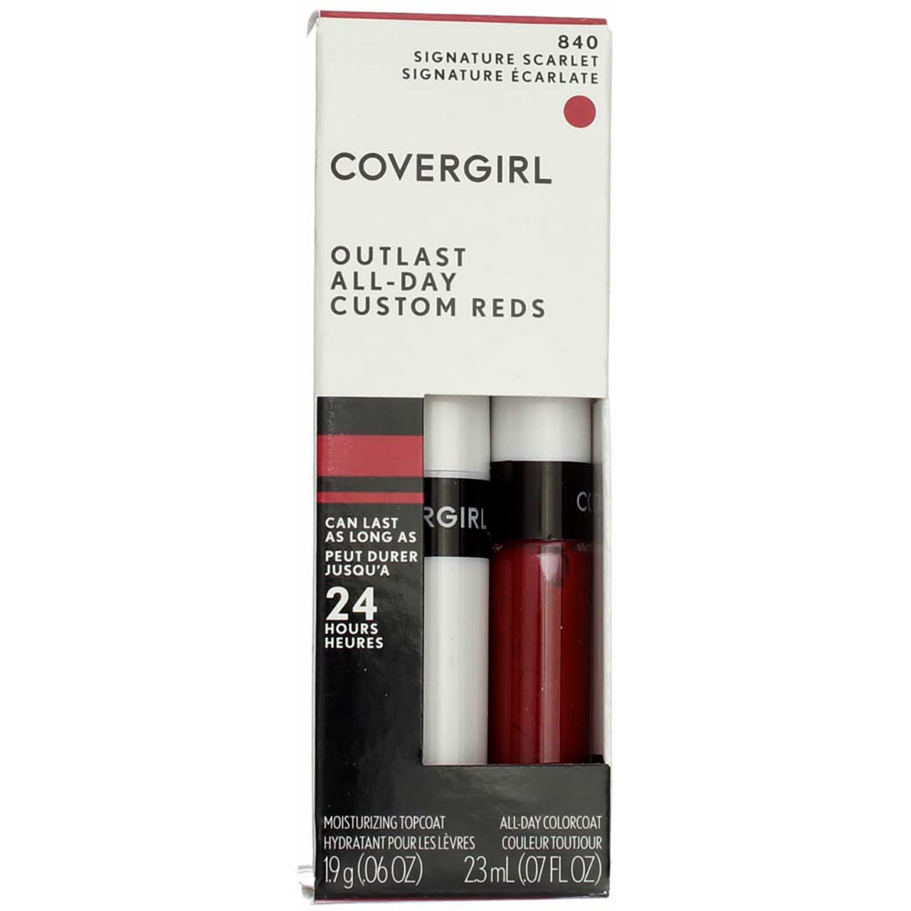 Cg Outlst Lipclr 840 Sig Size 1 Kit Cover Girl Outlast Lipcolor 840 Signature Scarlet 1 Kit Beauty & Personal Care COVERGIRL
