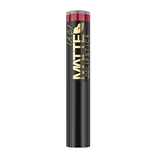 L.A. Girl Matte Flat Velvet Lipstick, Relentless, 1 Count (Pack of 3) Beauty & Personal Care L.A. Girl