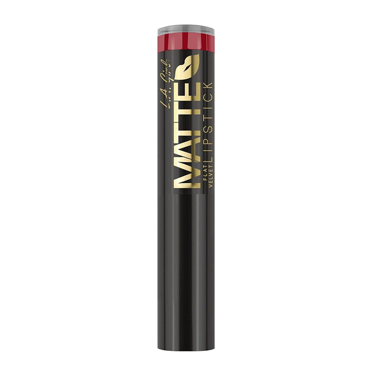 L.A. Girl Matte Flat Velvet Lipstick, Relentless, 1 Count (Pack of 3) Beauty & Personal Care L.A. Girl