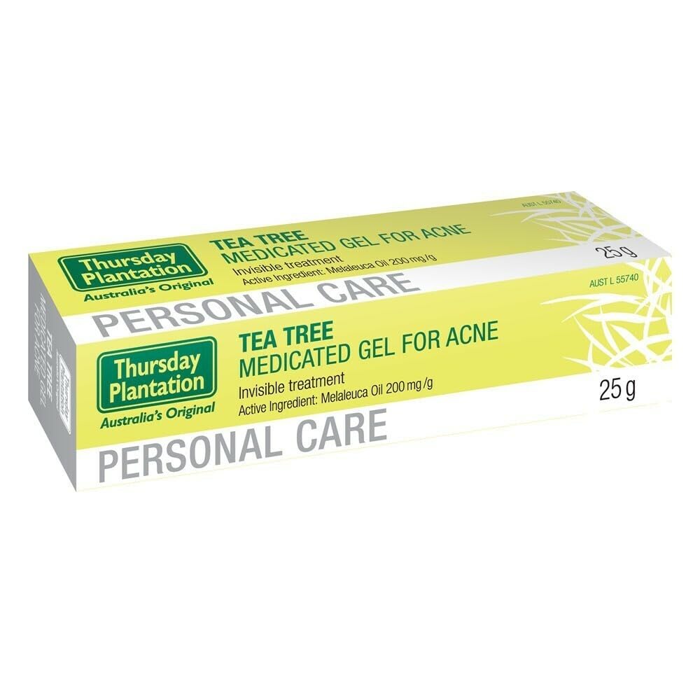 Thursday Plantation Tea Tree Gel - 25g - Skin Repairing and Moisturizing for Acne, Pimples, and Blackheads - Natural Tea Tree Oil Formula Beauty & Personal Care Thursday Plantation