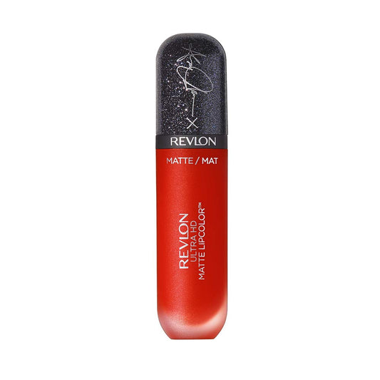 Revlon Colección de Labios Ashley Graham Nunca Suficiente x Color de Labios Ultra HD Mate - 002 Caliente Aquí Beauty & Personal Care REVLON