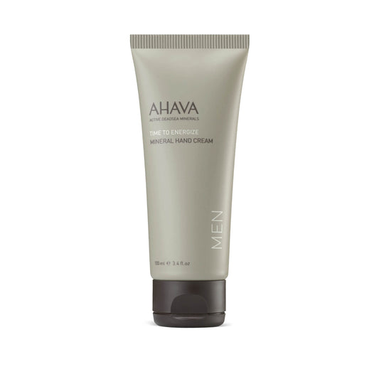 AHAVA Men's Mineral Hand Cream - Nourishing & Fast-Absorbing, Smoothes & Relieves Hands, Prevents Dryness, enriched with G-Force: Ginger Root Beauty & Personal Care AHAVA