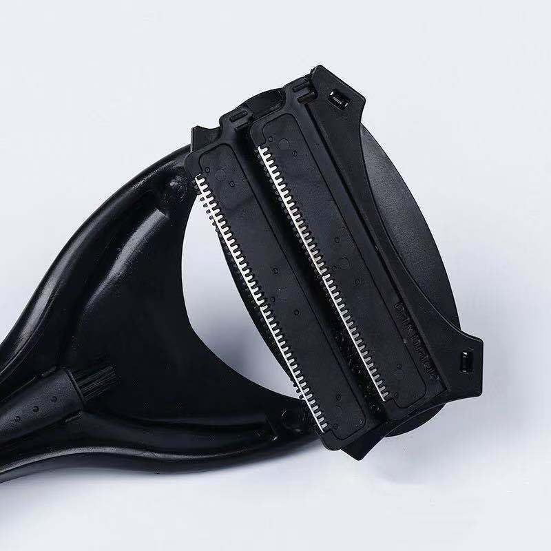 Back Hair Remover for Men: Painless Manual Back Shaver with Extra-Long Foldable Handle, Large Blade for Wet/Dry Body Grooming, Ergonomic DIY Hair Beauty and Personal Care Onevibee
