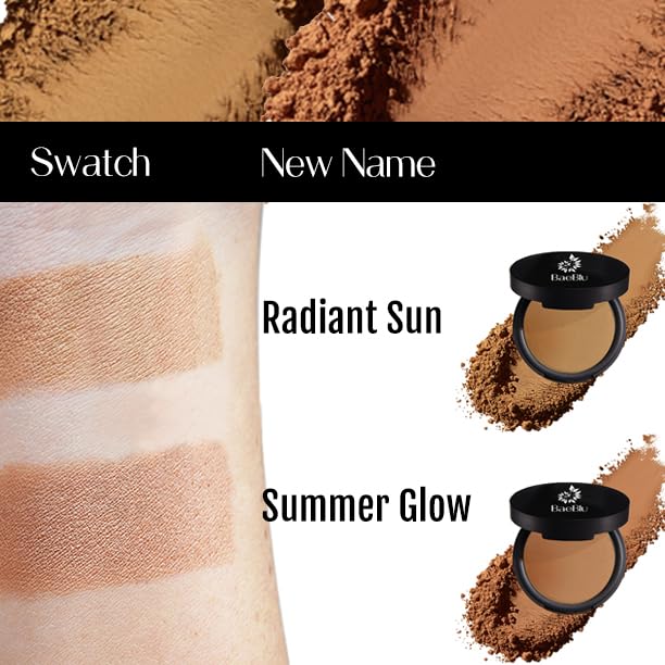 BaeBlu Organic Bronzer 100% Natural Matte Pressed Powder, Made in USA, Radiant Sun Beauty & Personal Care BaeBlu