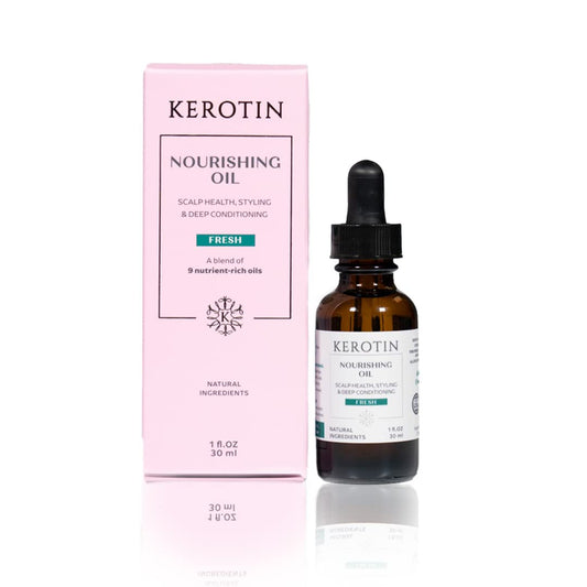 Nourishing Hair Oil -Nine natural organic oils blended with Argan Oil. Repairs Damage, Controls Frizz, Eliminates Split Ends & Smoothens Skin Beauty & Personal Care K Kerotin